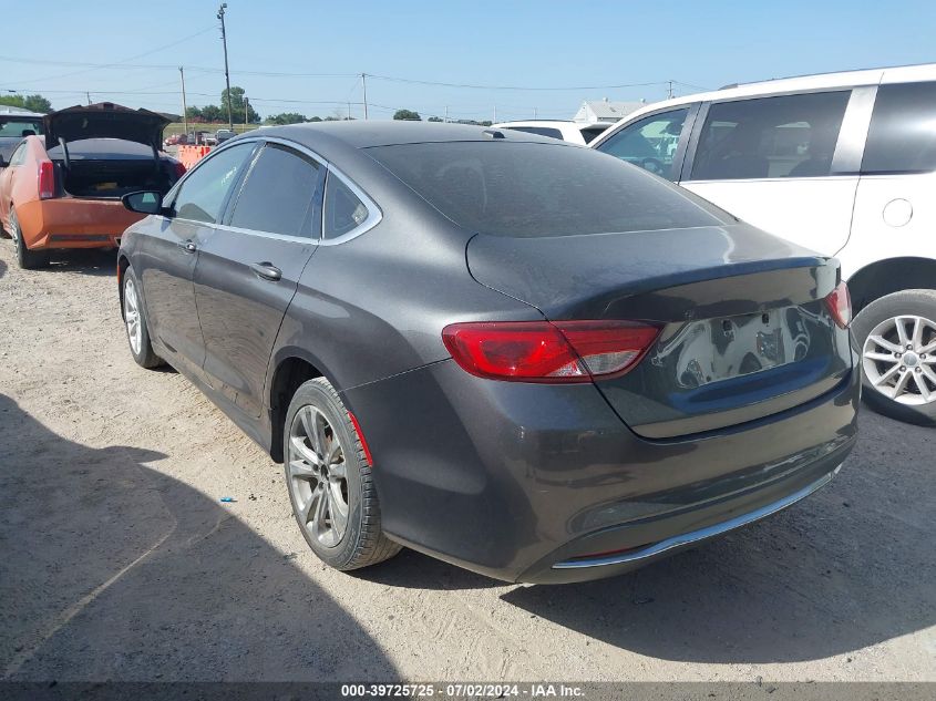 2015 Chrysler 200 Limited VIN: 1C3CCCAB5FN595935 Lot: 39725725