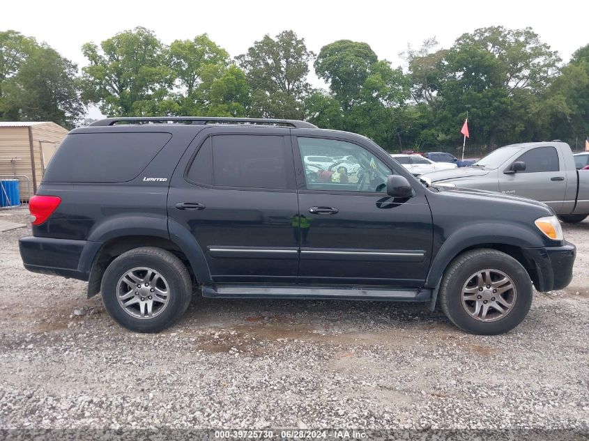 2006 Toyota Sequoia Limited V8 VIN: 5TDZT38AX6S275829 Lot: 39725730