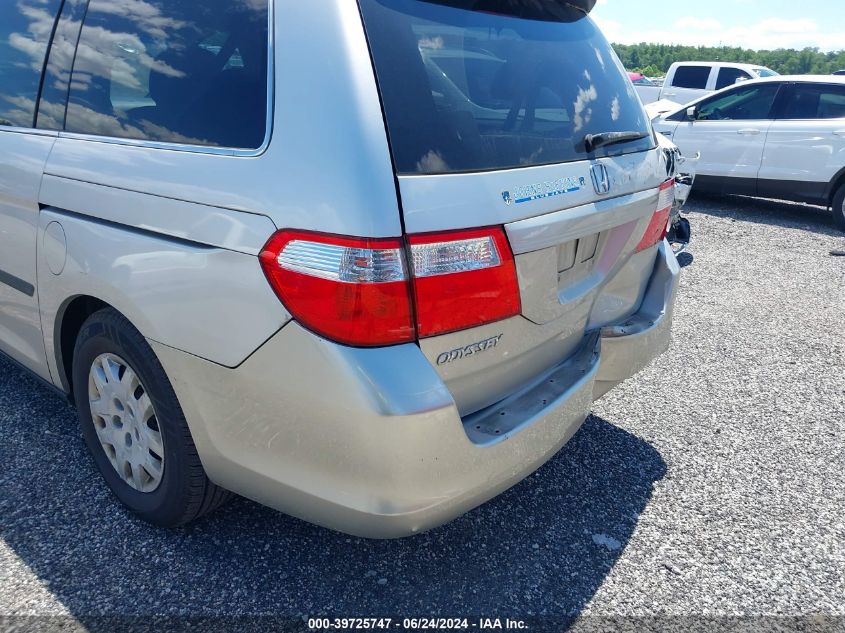 2007 Honda Odyssey Lx VIN: 5FNRL38247B140750 Lot: 39725747