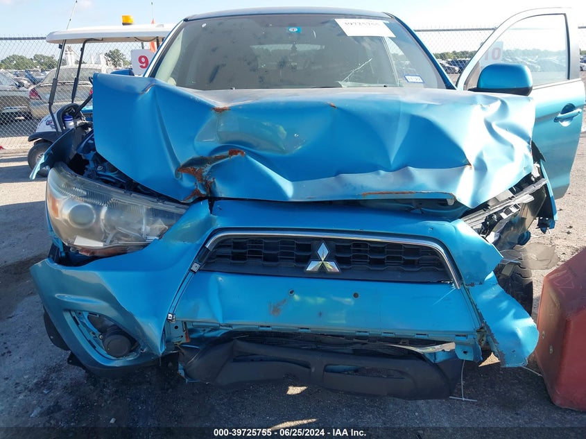 2013 Mitsubishi Outlander Sport Es VIN: 4A4AP3AU6DE003697 Lot: 39725755