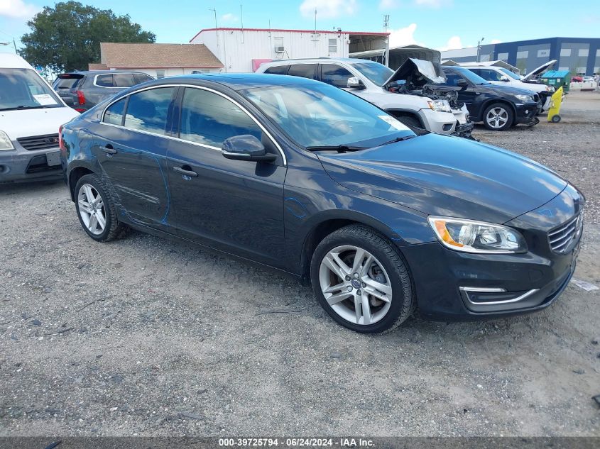 YV1612TK4F1363723 2015 Volvo S60 T5 Premier