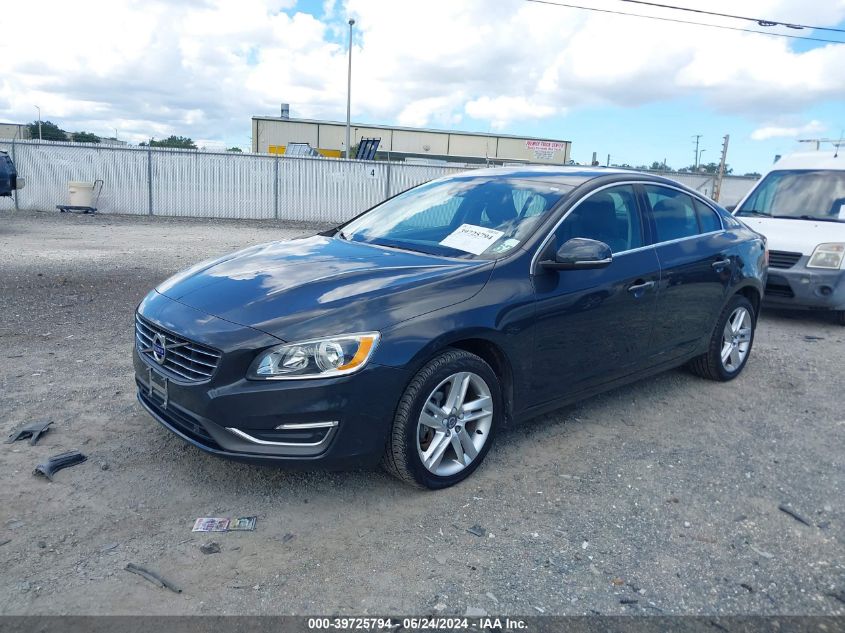 2015 Volvo S60 T5 Premier VIN: YV1612TK4F1363723 Lot: 39725794