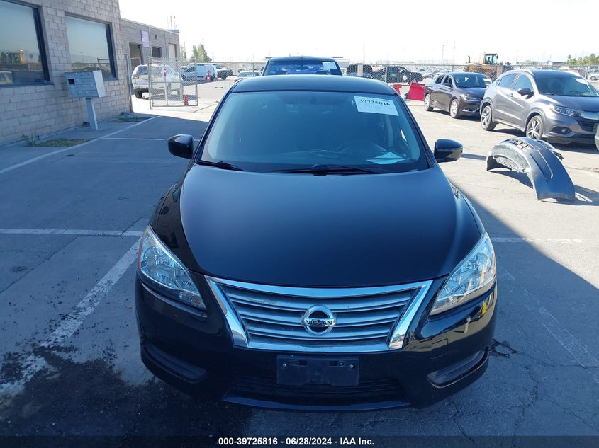 2013 Nissan Sentra S VIN: 3N1AB7AP8DL745190 Lot: 39725816