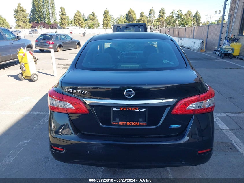 2013 Nissan Sentra S VIN: 3N1AB7AP8DL745190 Lot: 39725816