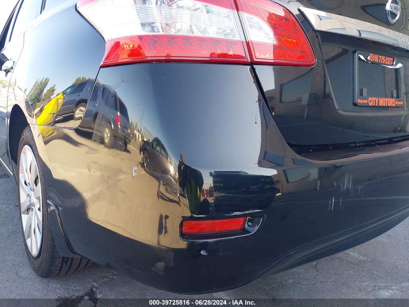 2013 Nissan Sentra S VIN: 3N1AB7AP8DL745190 Lot: 39725816