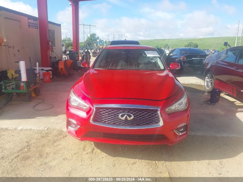 2021 Infiniti Q50 VIN: JN1EVBP3MM704477 Lot: 39725820