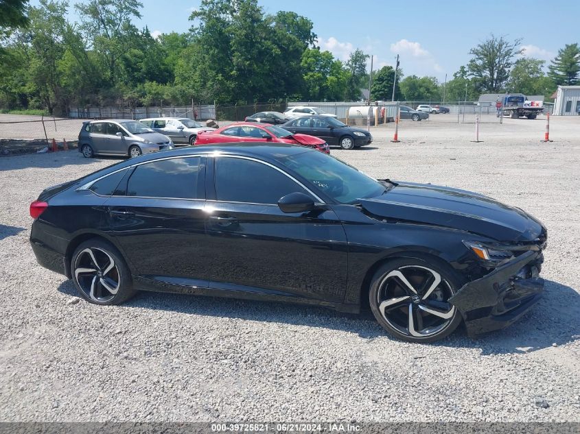 2022 Honda Accord Sport VIN: 1HGCV1F37NA048247 Lot: 39725821