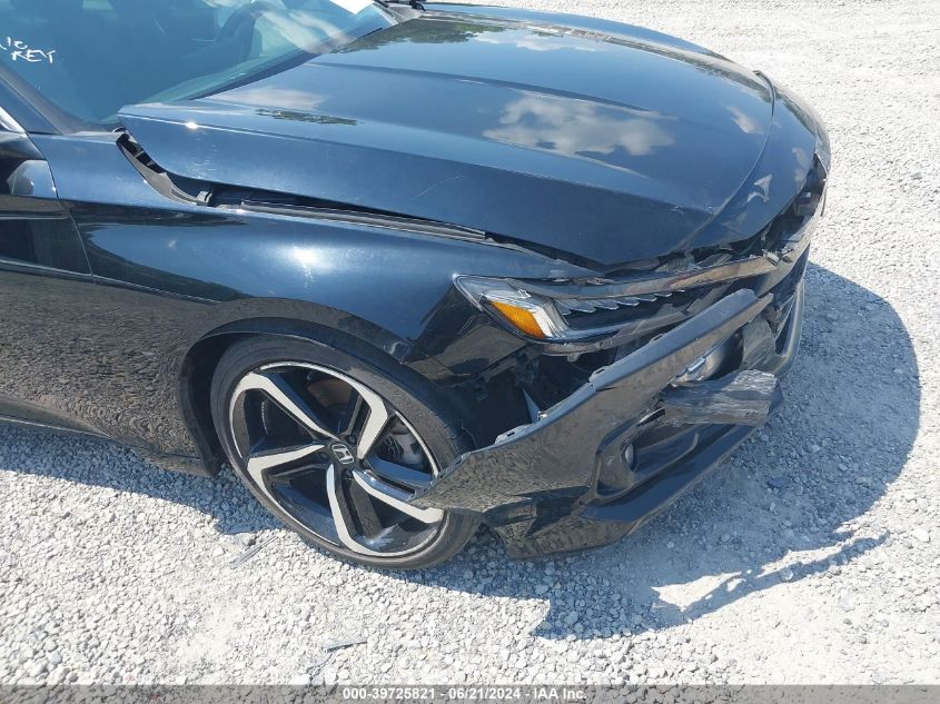 2022 Honda Accord Sport VIN: 1HGCV1F37NA048247 Lot: 39725821