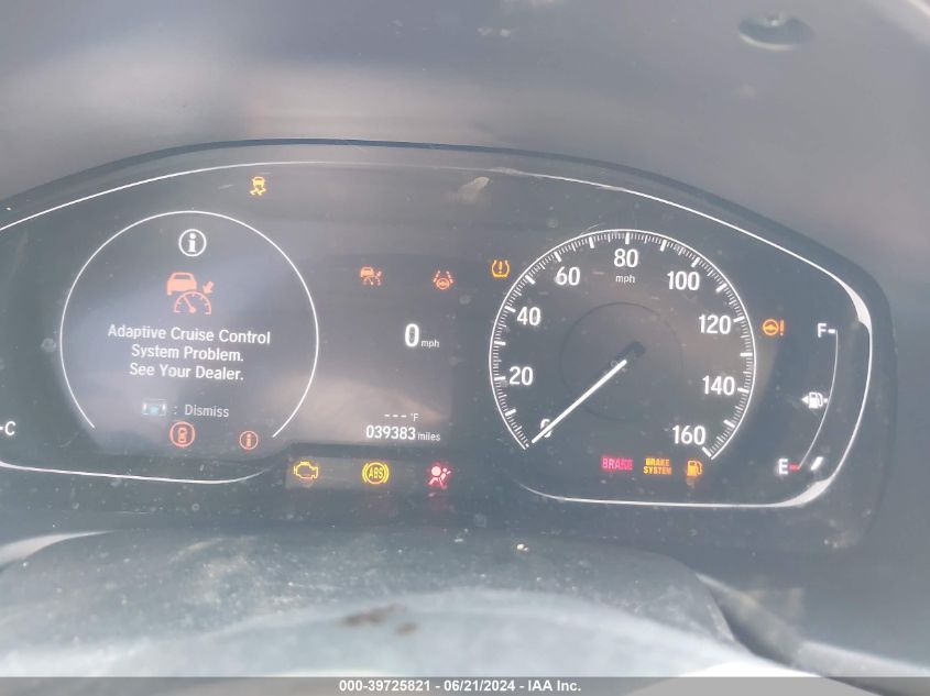 2022 Honda Accord Sport VIN: 1HGCV1F37NA048247 Lot: 39725821