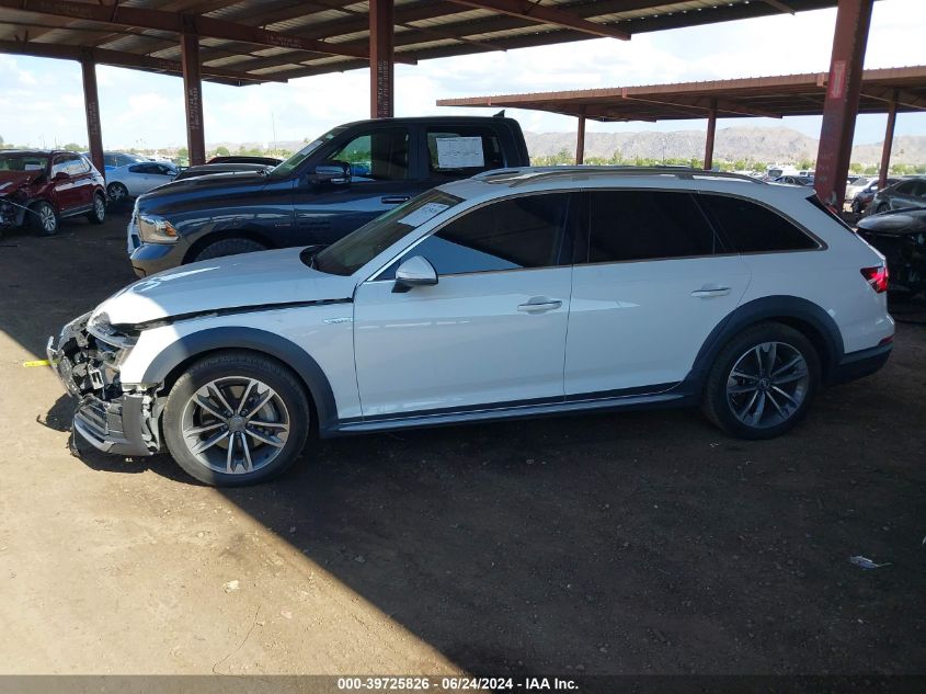 2018 Audi A4 Allroad 2.0T Premium/2.0T Tech Premium VIN: WA18NAF41JA077759 Lot: 39725826