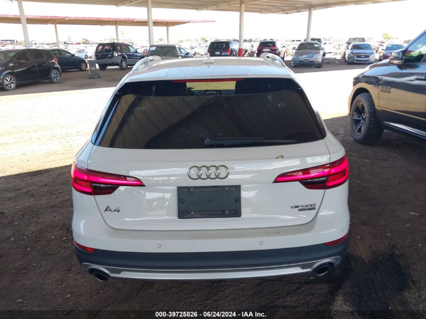 2018 Audi A4 Allroad 2.0T Premium/2.0T Tech Premium VIN: WA18NAF41JA077759 Lot: 39725826