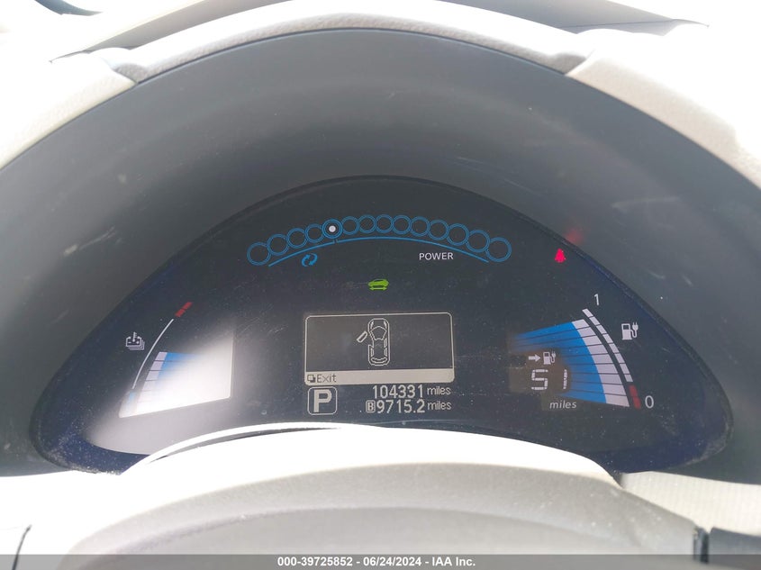 2011 Nissan Leaf Sl VIN: JN1AZ0CP1BT007336 Lot: 39725852