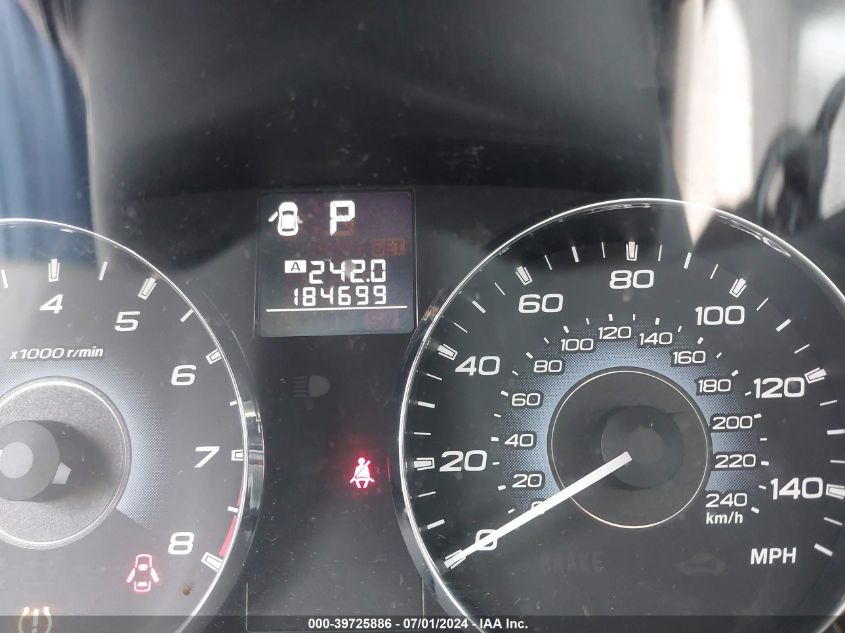 2010 Subaru Legacy 2.5I VIN: 4S3BMBA69A3237775 Lot: 39725886