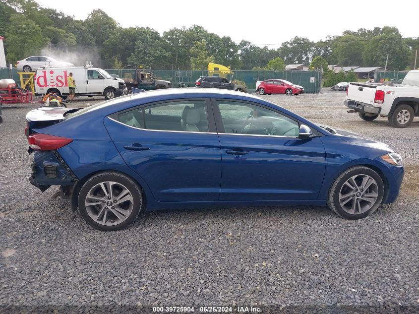 2018 Hyundai Elantra Limited VIN: 5NPD84LF0JH288768 Lot: 39725904