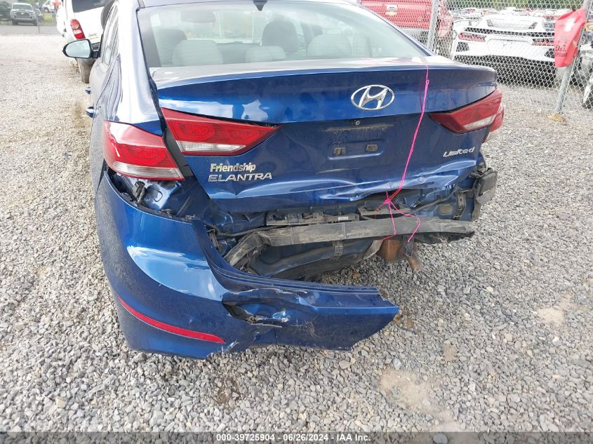 2018 Hyundai Elantra Limited VIN: 5NPD84LF0JH288768 Lot: 39725904