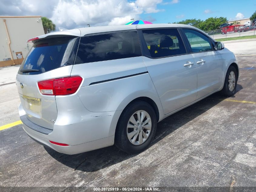 2017 Kia Sedona Lx VIN: KNDMB5C15H6224399 Lot: 39725919