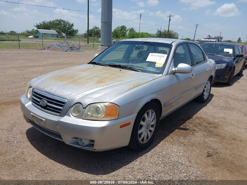 KNAGD128045271058 2004 Kia Optima Ex V6/Lx V6