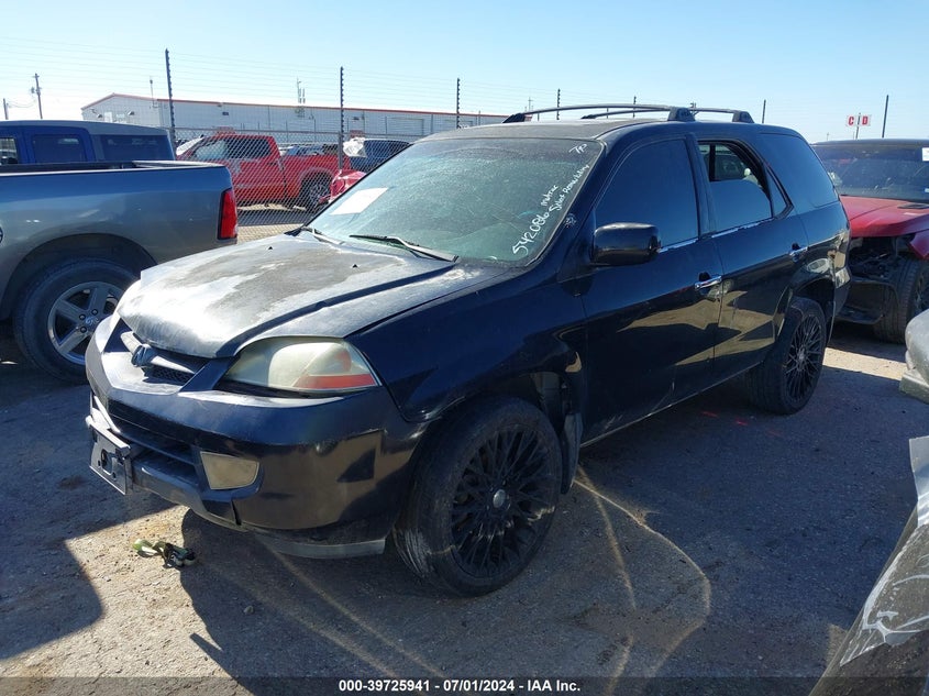 2002 Acura Mdx VIN: 2HNYD18662H542086 Lot: 39725941