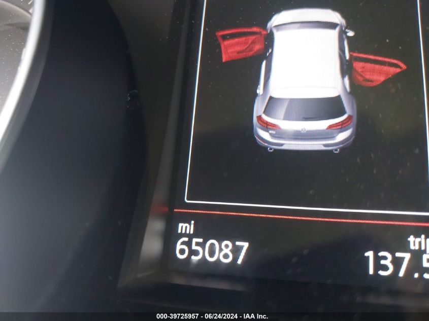 2019 VOLKSWAGEN GOLF GTI 2.0T AUTOBAHN/2.0T RABBIT EDITION/2.0T S/2.0T SE - 3VW5T7AU0KM037246