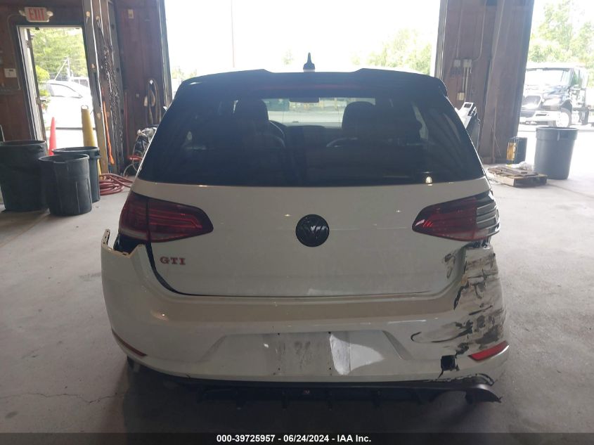 2019 VOLKSWAGEN GOLF GTI 2.0T AUTOBAHN/2.0T RABBIT EDITION/2.0T S/2.0T SE - 3VW5T7AU0KM037246