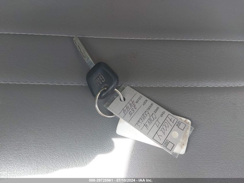 2017 Chevrolet Express 2500 Work Van VIN: 1GCWGAFF9H1344312 Lot: 39725961