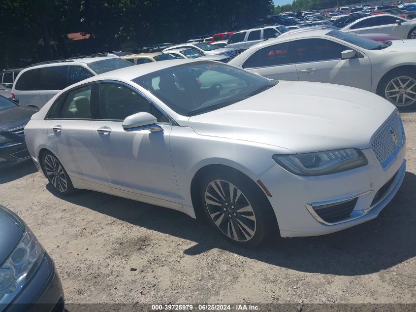 2017 Lincoln Mkz Reserve VIN: 3LN6L5EC4HR618754 Lot: 39725979