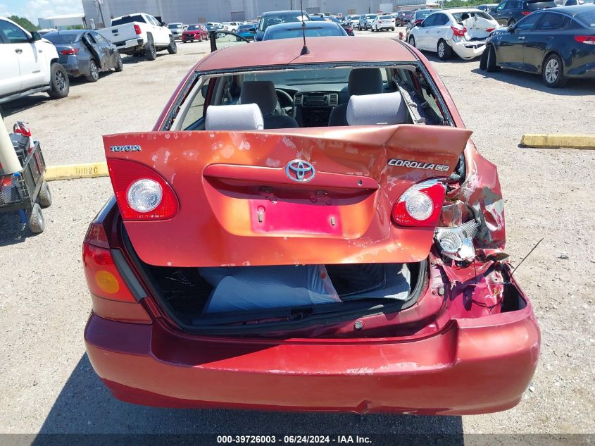 2004 Toyota Corolla Ce VIN: JTDBR32E242028109 Lot: 39726003