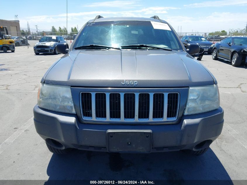 2004 Jeep Grand Cherokee Laredo VIN: 1J4GW48S84C293963 Lot: 39726012