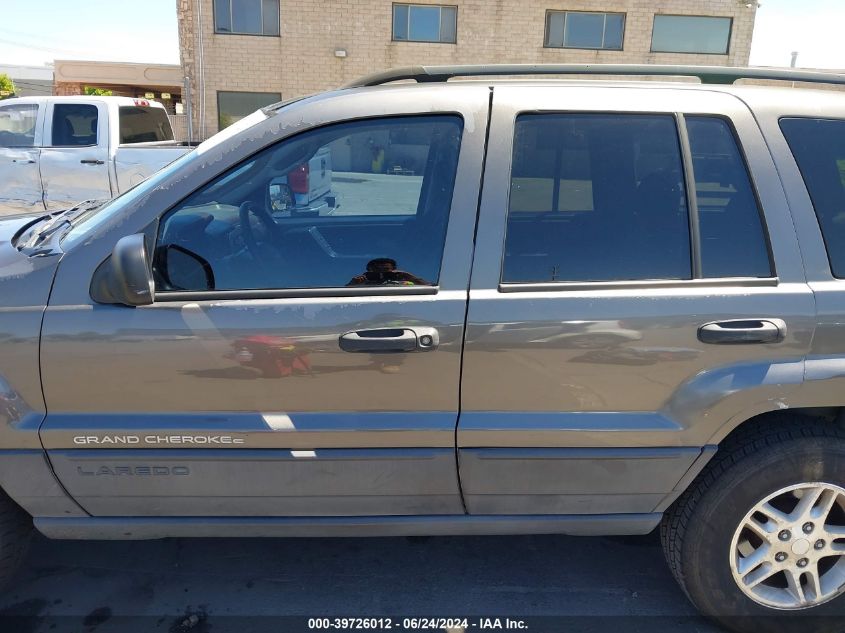 2004 Jeep Grand Cherokee Laredo VIN: 1J4GW48S84C293963 Lot: 39726012