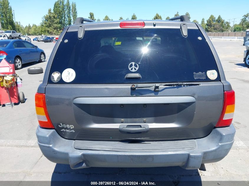 2004 Jeep Grand Cherokee Laredo VIN: 1J4GW48S84C293963 Lot: 39726012