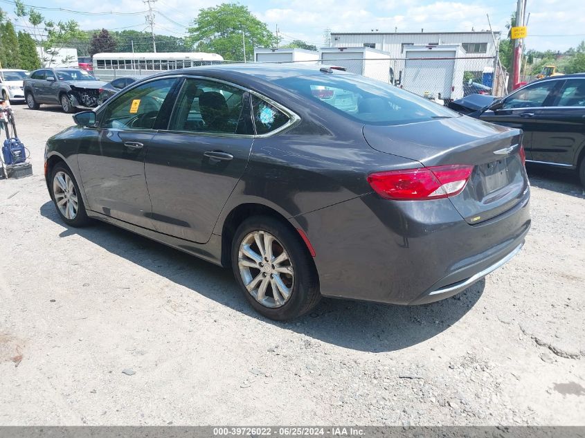 1C3CCCAB3FN705154 | 2015 CHRYSLER 200