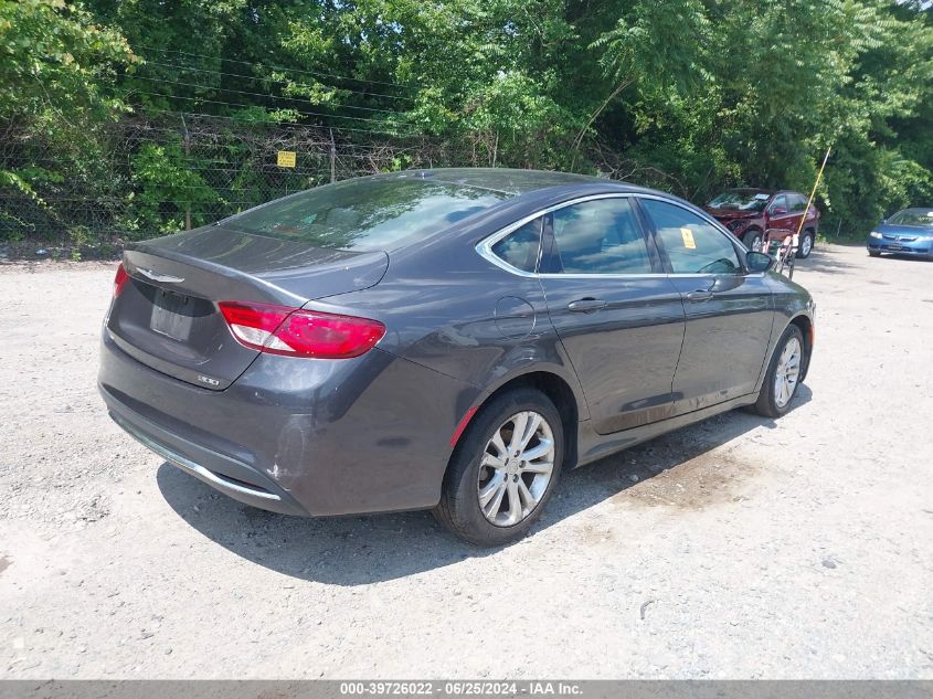 1C3CCCAB3FN705154 | 2015 CHRYSLER 200