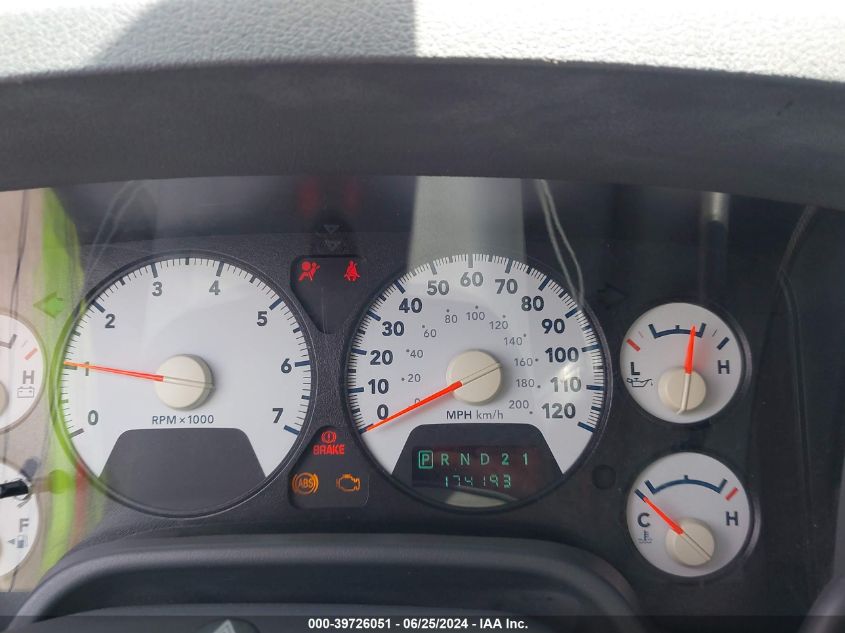 2007 Dodge Ram 1500 Slt/Trx4 Off Road/Sport VIN: 1D7HU18217S211280 Lot: 39726051