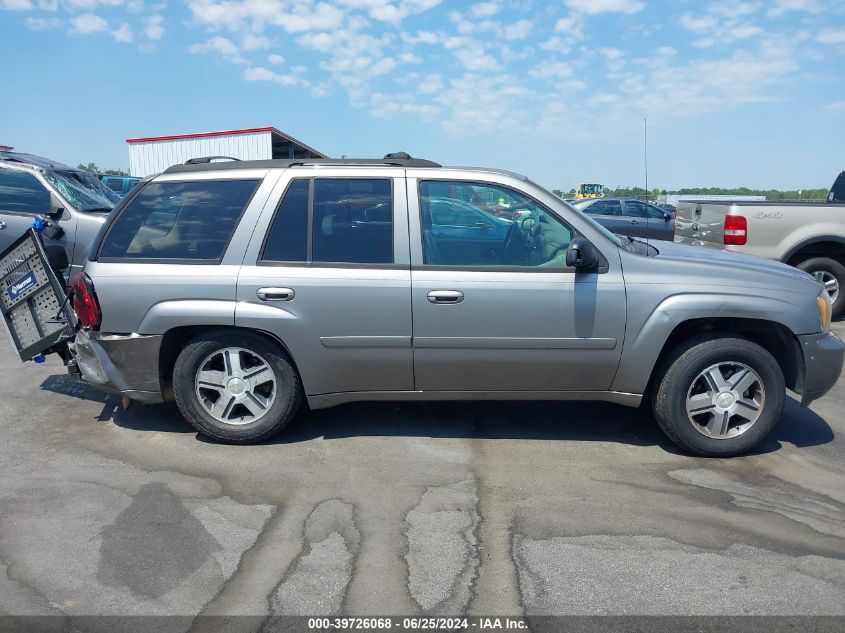 2007 Chevrolet Trailblazer Lt VIN: 1GNDS13S672182758 Lot: 39726068