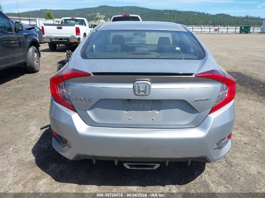 2020 Honda Civic Sport VIN: 19XFC2F85LE208431 Lot: 39726076