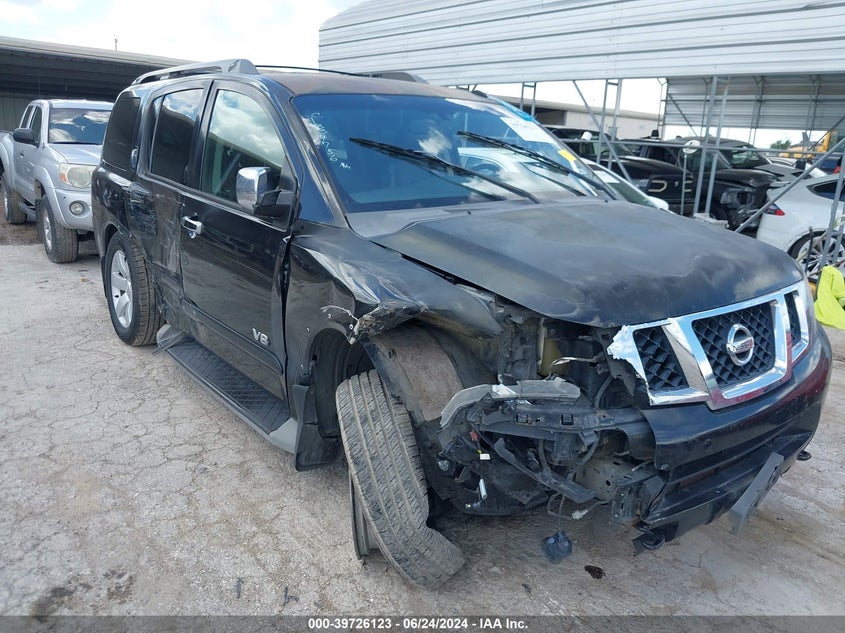 2008 Nissan Armada Le VIN: 5N1BA08D78N627320 Lot: 39726123