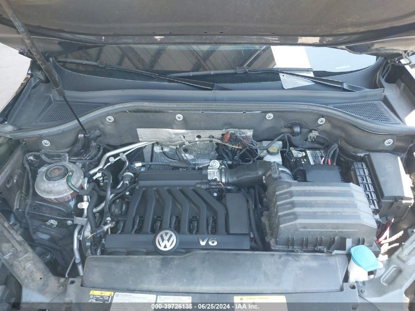 2021 Volkswagen Atlas 3.6L V6 Se W/Technology VIN: 1V2JR2CA7MC547604 Lot: 39726135