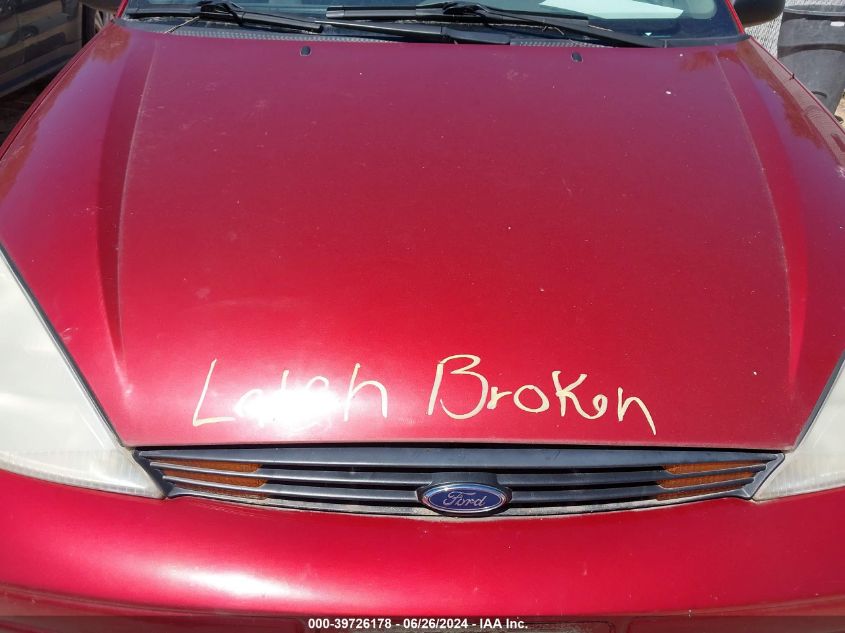 2001 Ford Focus Se VIN: 1FAFP34P11W127357 Lot: 39726178