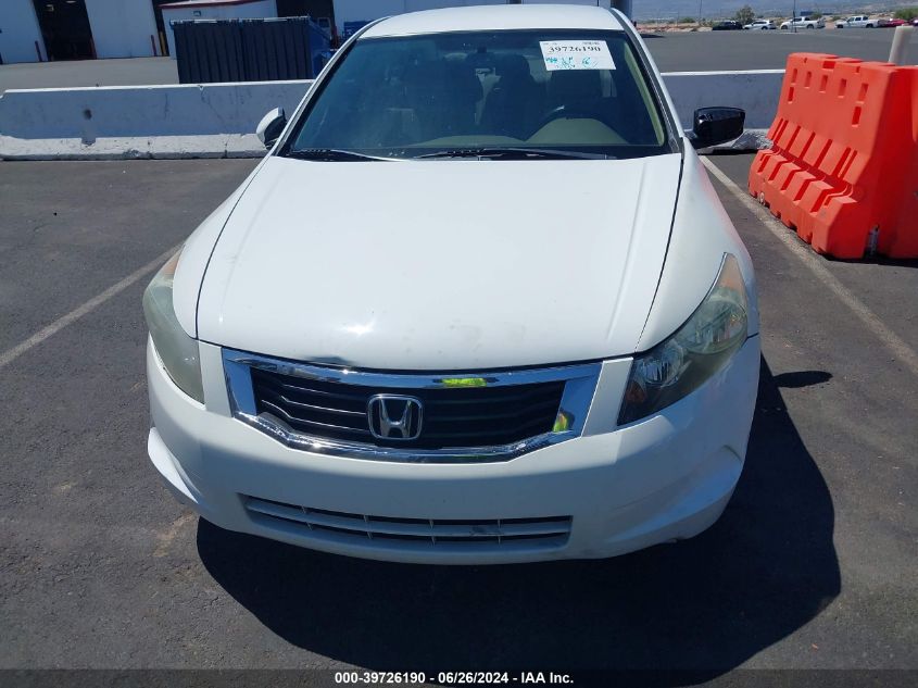 2009 Honda Accord 2.4 Lx VIN: 1HGCP26399A022996 Lot: 39726190