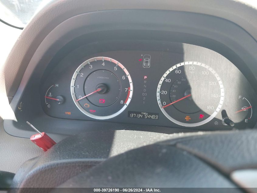 2009 Honda Accord 2.4 Lx VIN: 1HGCP26399A022996 Lot: 39726190