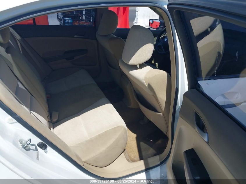 2009 Honda Accord 2.4 Lx VIN: 1HGCP26399A022996 Lot: 39726190