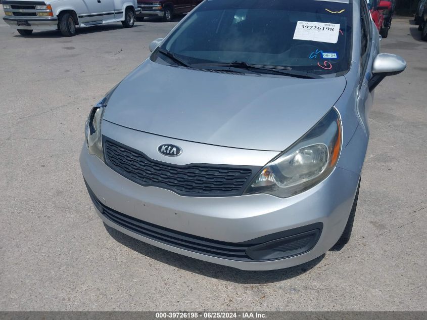 2013 Kia Rio Lx VIN: KNADM4A30D6153516 Lot: 39726198