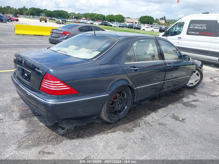 2003 Mercedes-Benz S 500 VIN: WDBNG84J33A361237 Lot: 39726200