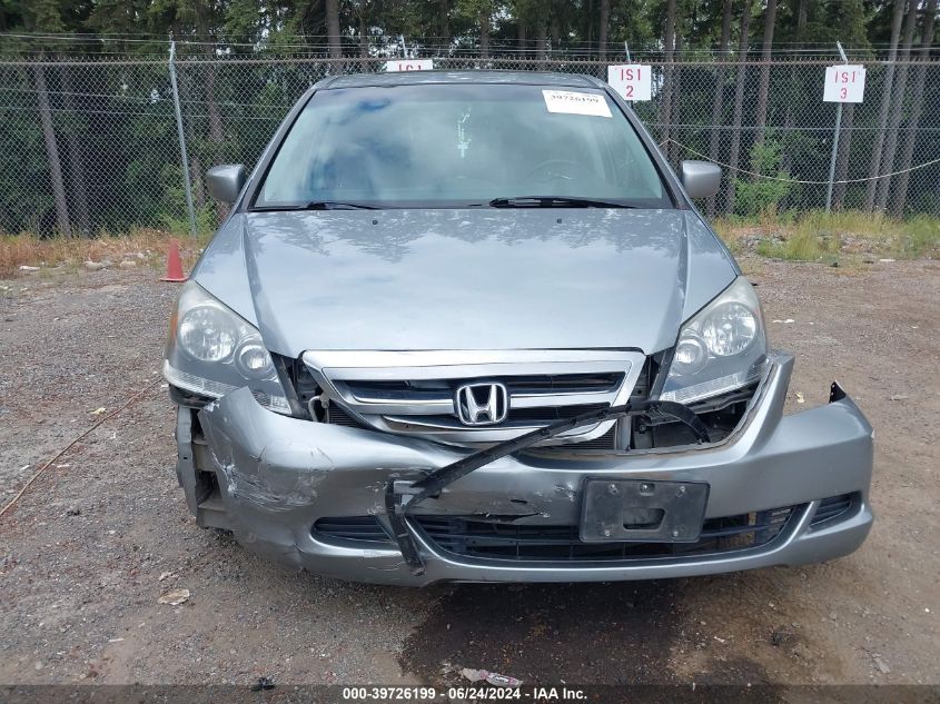 2007 Honda Odyssey Ex-L VIN: 5FNRL38757B126304 Lot: 39726199