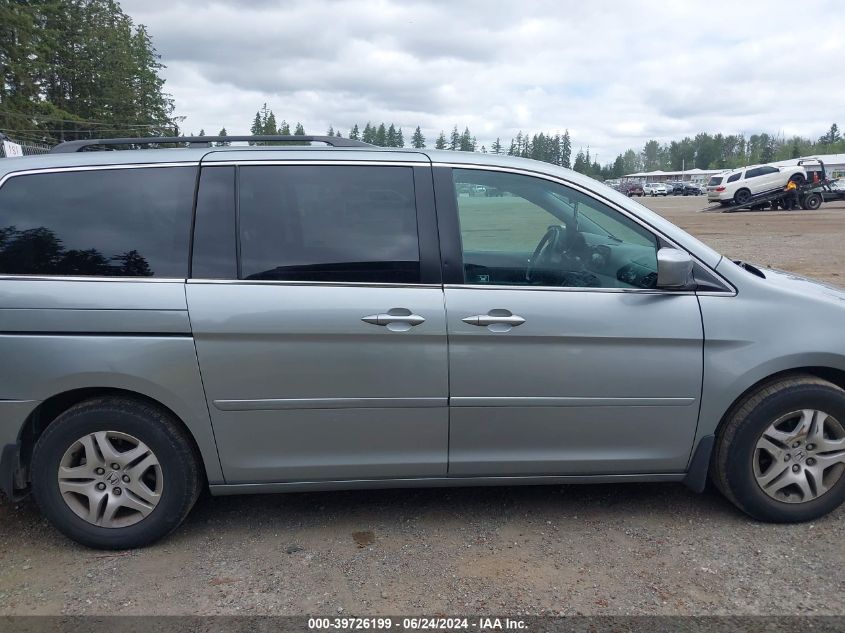 2007 Honda Odyssey Ex-L VIN: 5FNRL38757B126304 Lot: 39726199