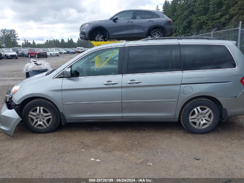 2007 Honda Odyssey Ex-L VIN: 5FNRL38757B126304 Lot: 39726199