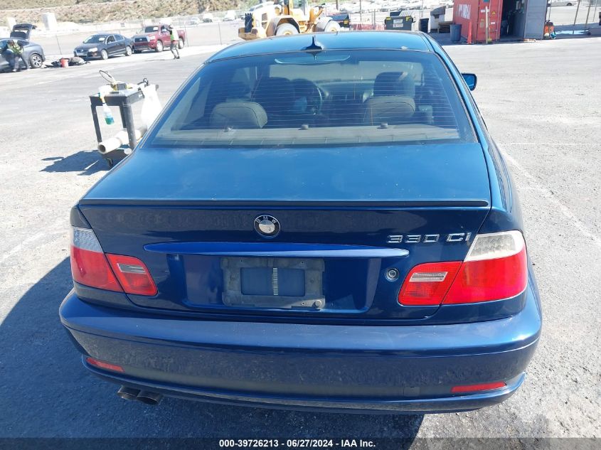 2006 BMW 330Ci VIN: WBABD53486PE10196 Lot: 39726213
