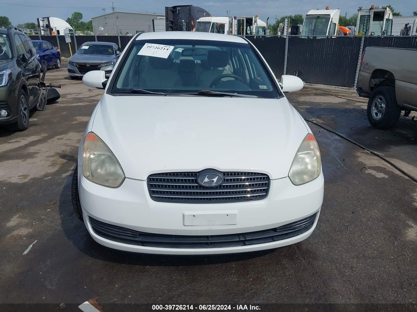 2007 Hyundai Accent Gls VIN: KMHCN46CX7U143902 Lot: 39726214