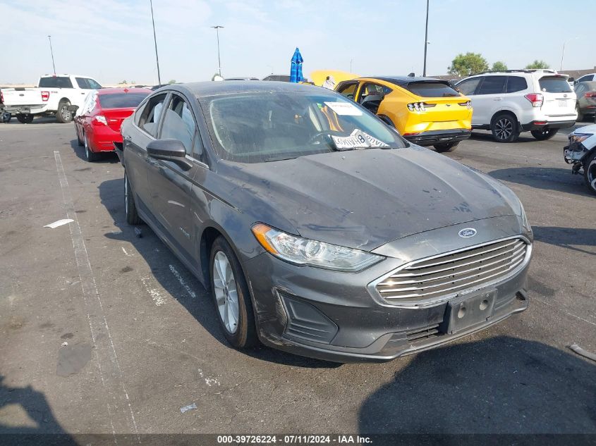 2019 Ford Fusion Hybrid Se VIN: 3FA6P0LUXKR148668 Lot: 39726224