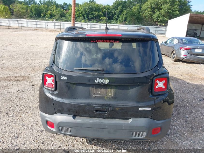 2019 Jeep Renegade Latitude Fwd VIN: ZACNJABB3KPK03093 Lot: 39726225